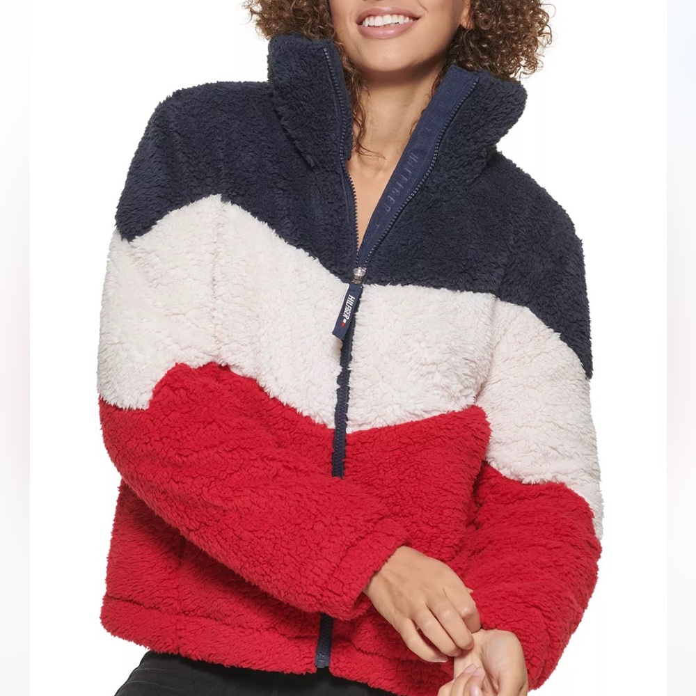 Sherpa Puffer Jacket Size XS